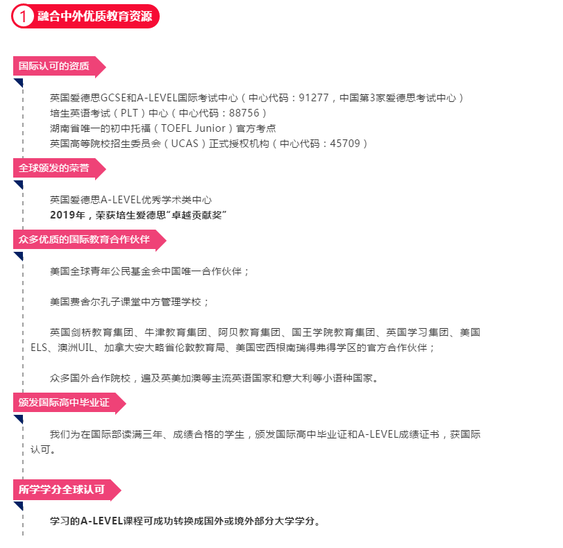 長沙同升湖實驗學(xué)校2020年秋季國際部招生簡章