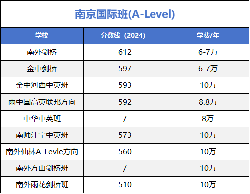 2025年南京國際班招生計劃匯總！附各國際學校開設課程！