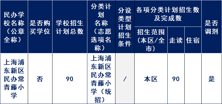 2025年上海浦東新區民辦常青藤小學招生簡章