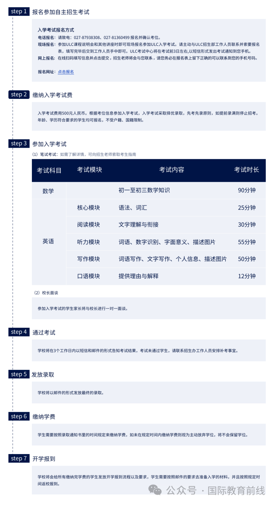 武漢光谷康橋高級中學(xué)2024年春季招生信息